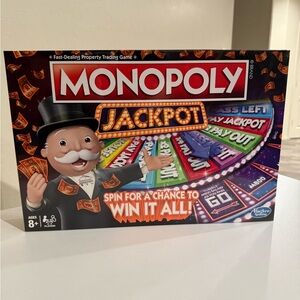 Hasbro Monopoly Jackpot Board Game - NEW IN BOX SEALED Toy 2-4 Players